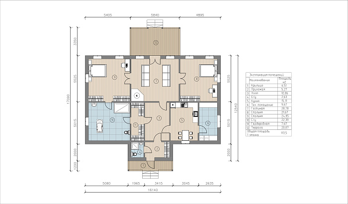  Кальдо планировка